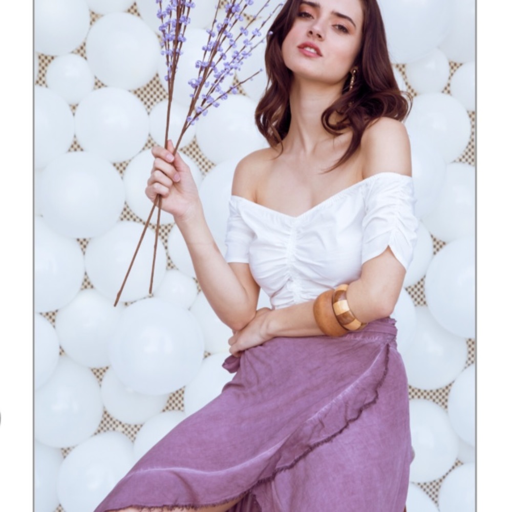 Bohemian Style Wrap Skirt - Picture 5 of 5